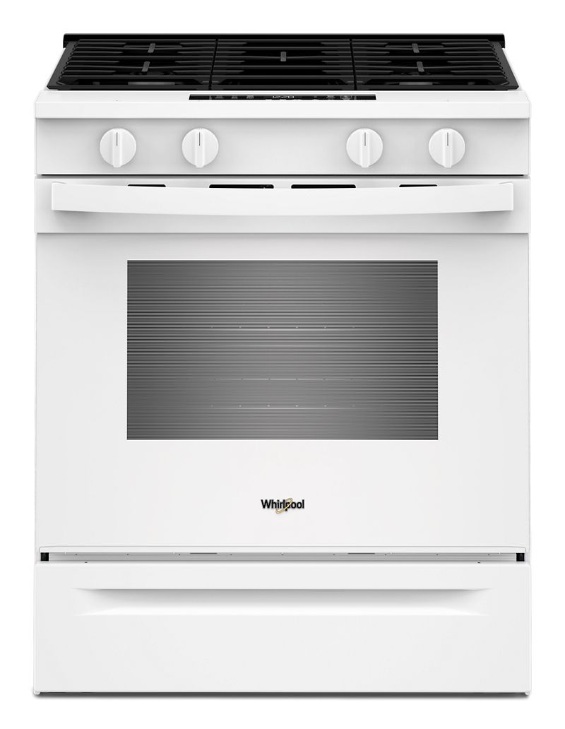 Whirlpool 30-inch Gas Smart Range with No Preheat Mode and Steam Clean