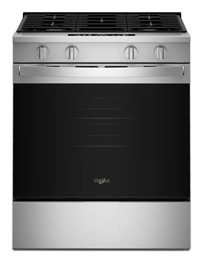 Whirlpool 30-inch Gas Smart Range with Air Cooking Technology and Steam Clean