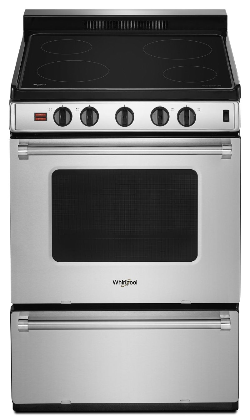24-inch Freestanding Electric Range with Upswept SpillGuard Cooktop