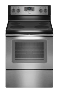 Whirlpool®  5.3 Cu. Ft. Freestanding Electric Range with Easy Wipe Ceramic Glass Cooktop