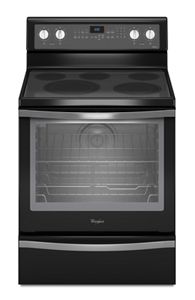 Cuisinière électrique non encastrée Whirlpool® de 6,4 pi³ avec tiroir-réchaud
