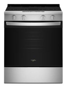 30-inch Electric Smart Range with No Preheat Mode and Steam Clean