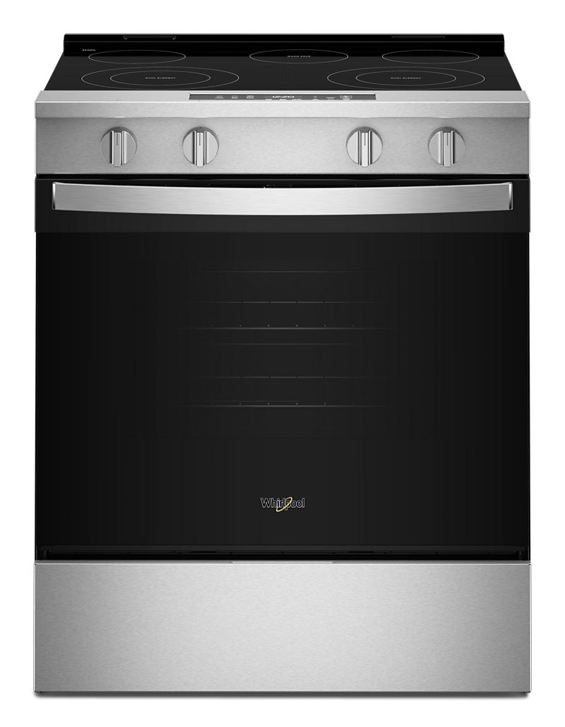 30-inch Electric Smart Range with No Preheat Mode and Steam Clean