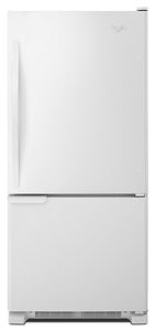 Whirlpool® 19 cu. ft. Bottom-Freezer Refrigerator with LED Lighting