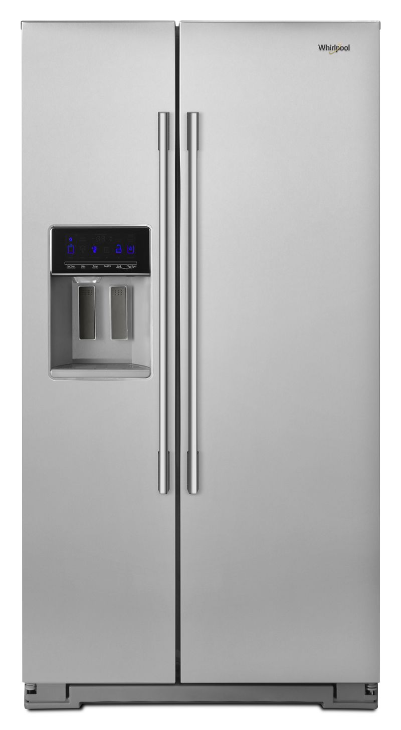 Whirlpool 36-inch Wide Contemporary Handle Counter Depth Side-by-Side Refrigerator - 21 cu. ft.