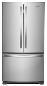 Fingerprint Resistant Stainless Steel 36 Inch Wide Counter Depth French Door Refrigerator 20 Cu Ft Wrf540cwhz Whirlpool